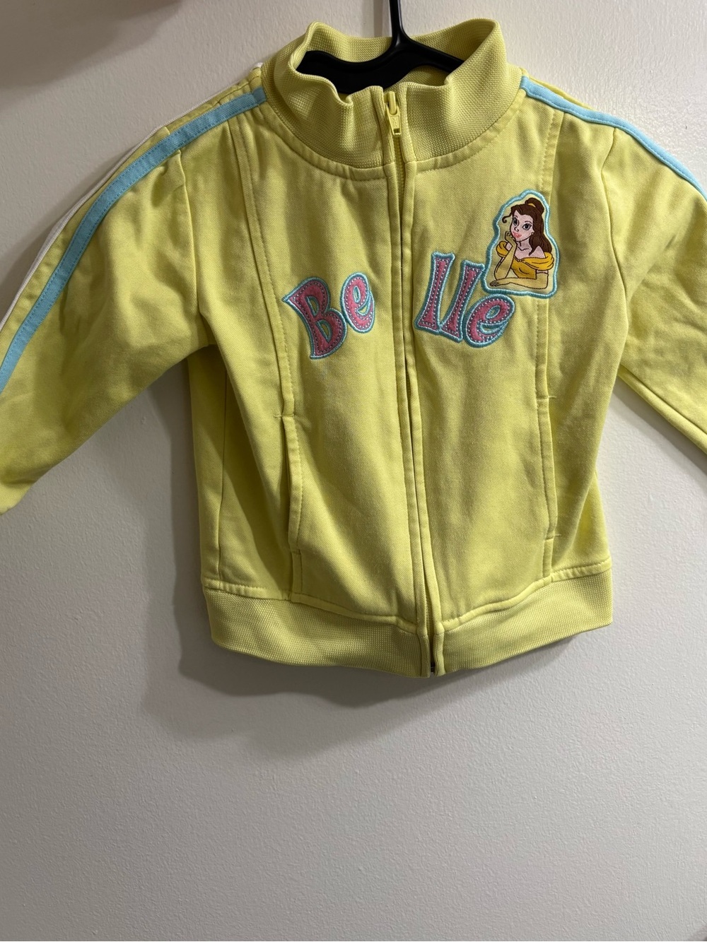 Disneys Belle Yellow Girls' Zip-Up Jacket